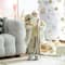 Glitzhome® 35.5" Faux Fur Elegant Christmas Santa Figurine